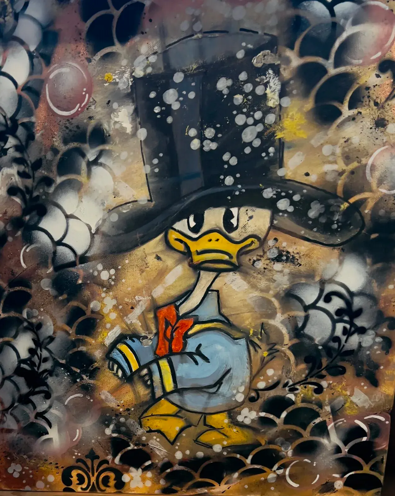 Baby Donald - Blandteknik av KvantART (såld)