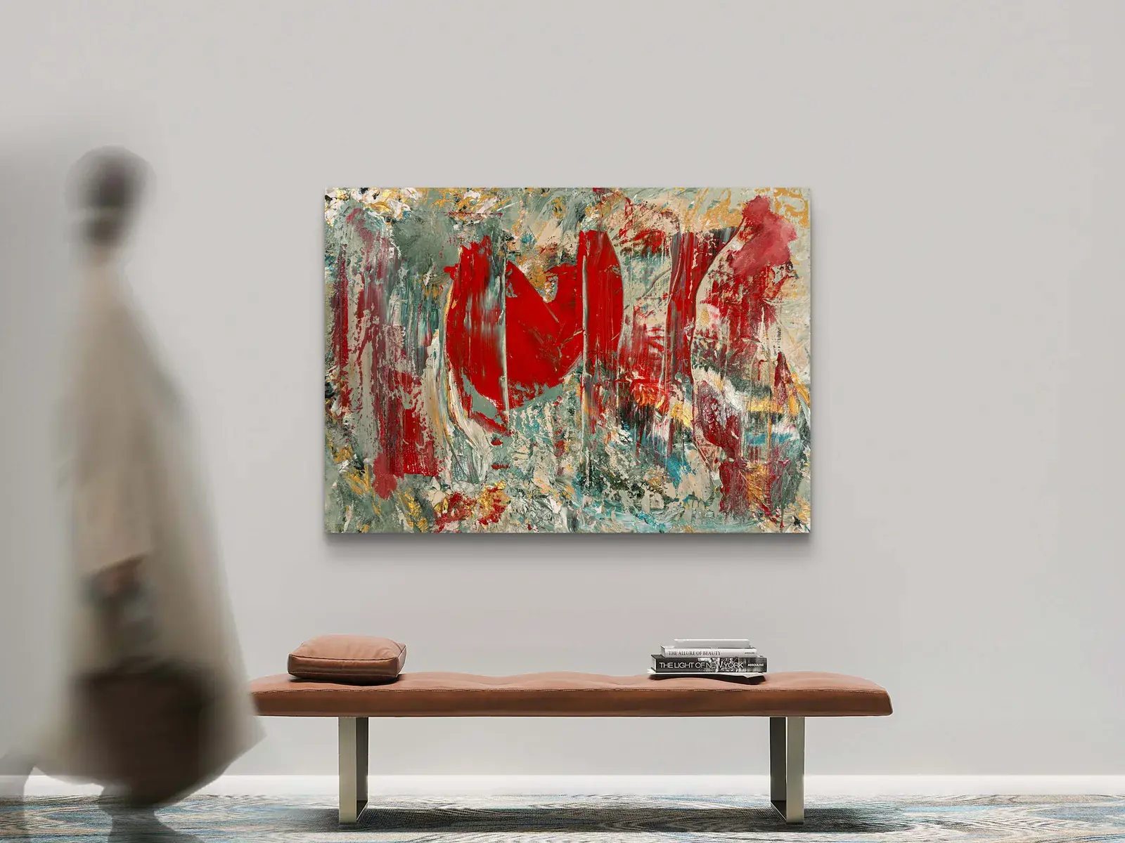 70 x 50 cm - Akryl av Johanna Odder