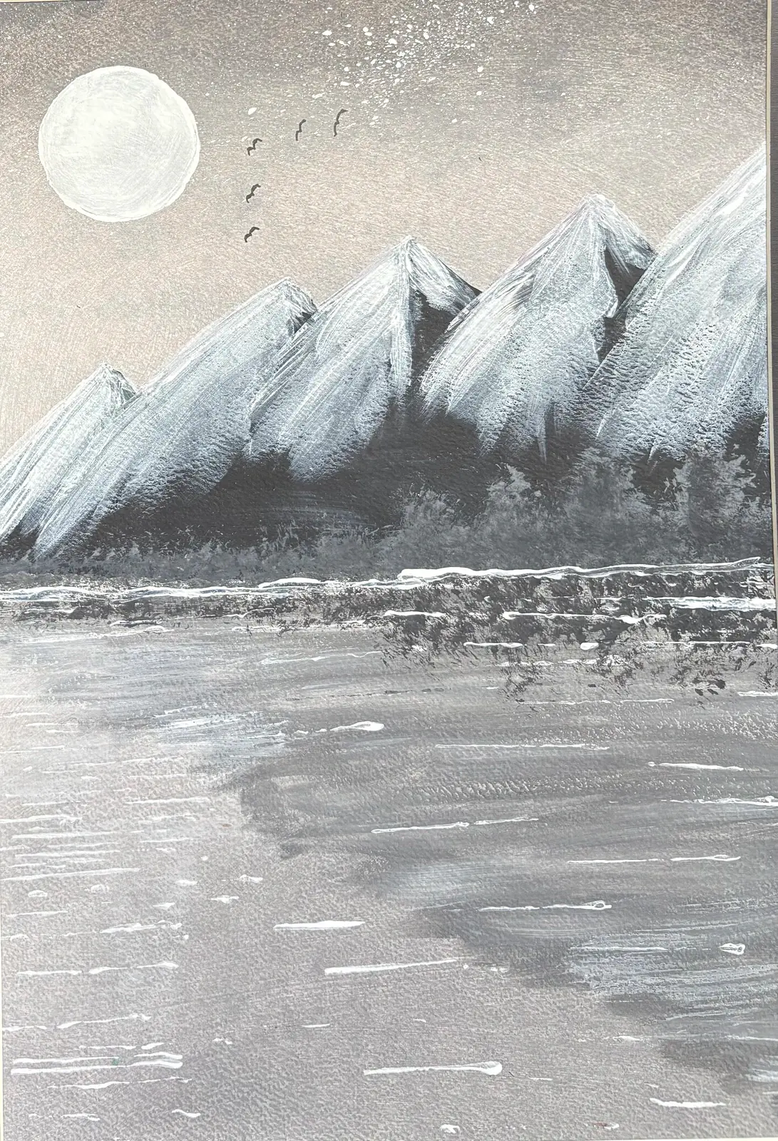 Strandkanten - Akryl av Ann-Christin (Acmpainting) Martinsson