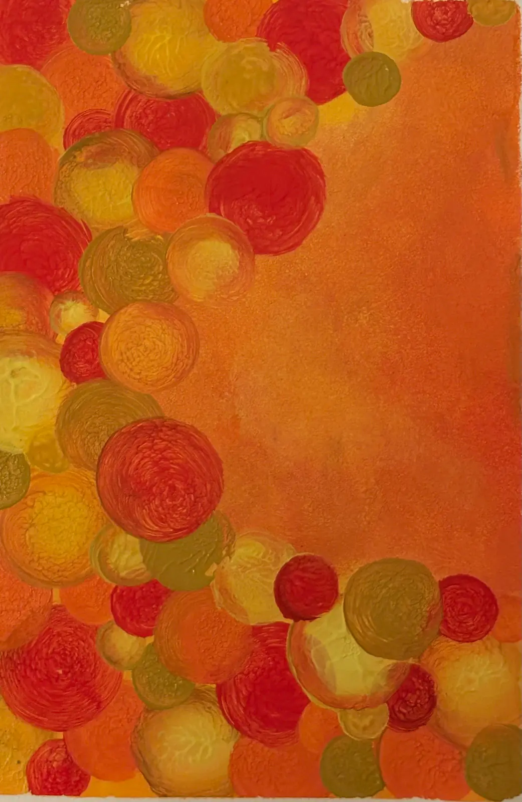 Gul harmoni - Akryl av Ann-Christin (Acmpainting) Martinsson