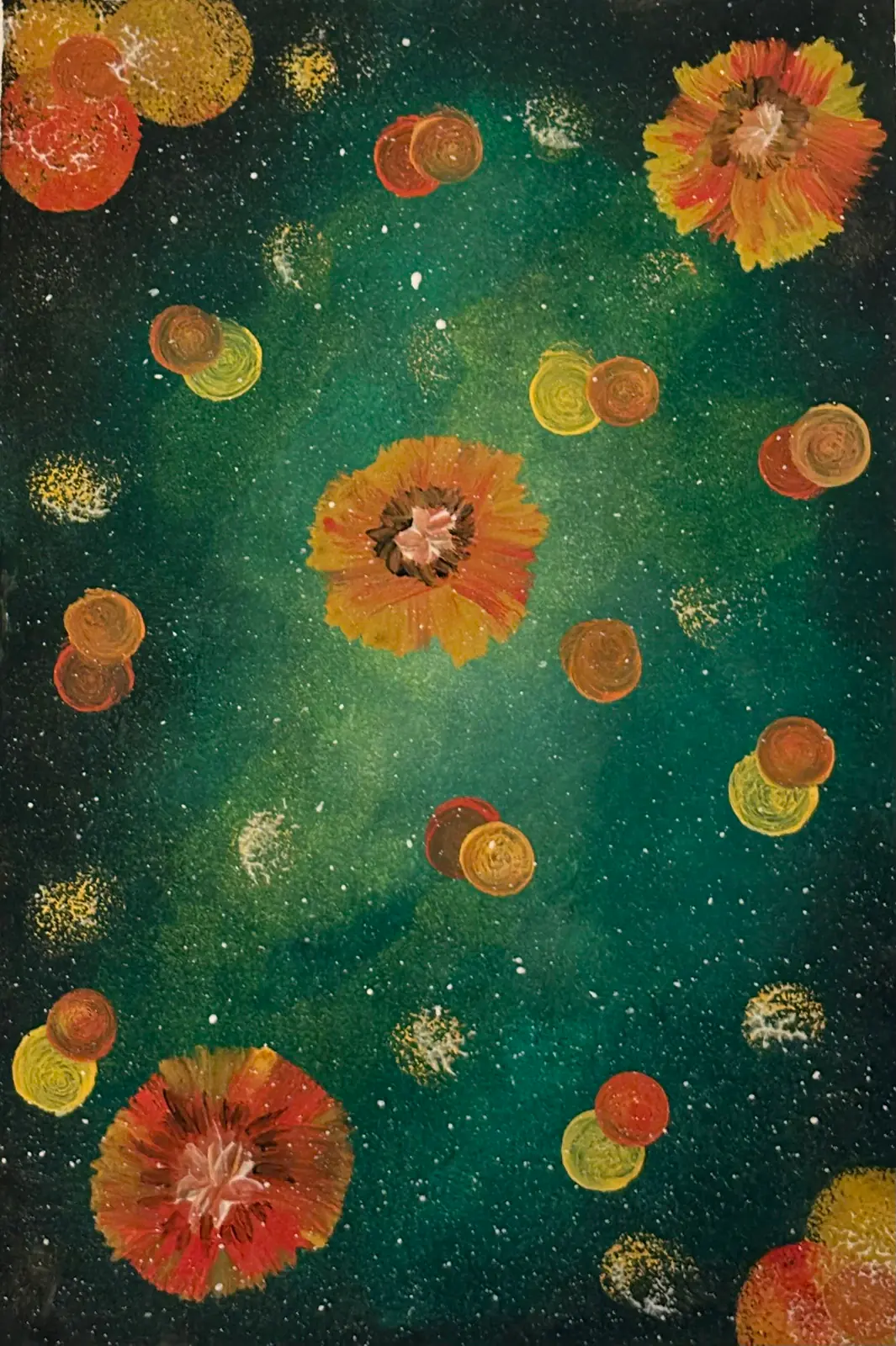 De gröna djupet - Akryl av Ann-Christin (Acmpainting) Martinsson