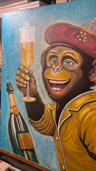 CHAMP CHIMP - celebrating LIFE (4800 kr) thumbnail 2