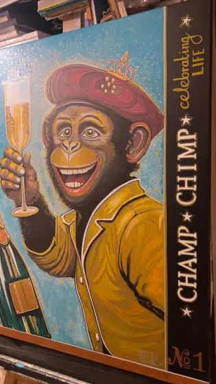 CHAMP CHIMP - celebrating LIFE (4800 kr) thumbnail 4