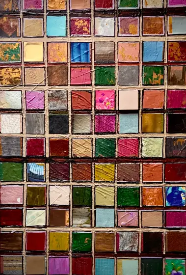 Colorfull structure (3800 kr) - Akryl av KvantART