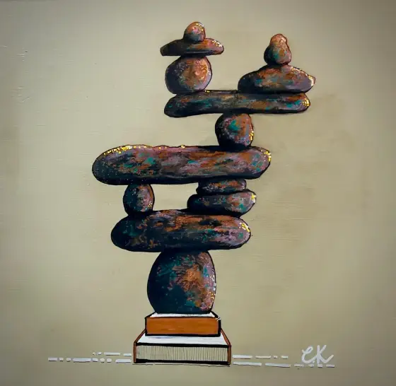 Gravity Rock 2. - Akryl av KvantART