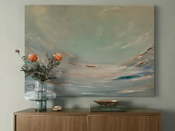 100 x 70 cm - Akryl av Johanna Odder