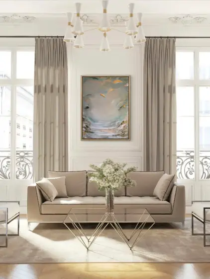 60 x 80 cm - Akryl av Johanna Odder