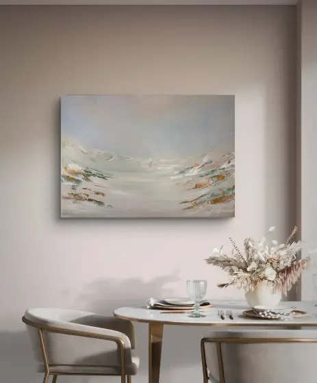 Gränsland - Akryl av Johanna Odder
