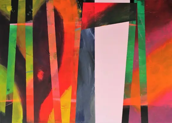 Stor tavla abstrakt konst Abstrakt Resonans thumbnail 1
