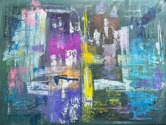 Helhet - Akryl av Ann-Christin (Acmpainting) Martinsson