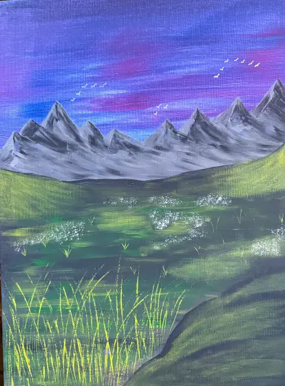 Dalen - Akryl av Ann-Christin (Acmpainting) Martinsson