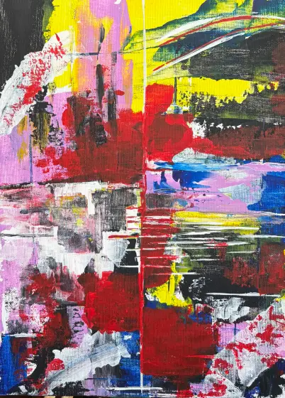Landskap - Akryl av Ann-Christin (Acmpainting) Martinsson