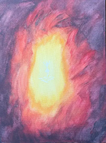 Ballerinan - Akryl av Ann-Christin (Acmpainting) Martinsson