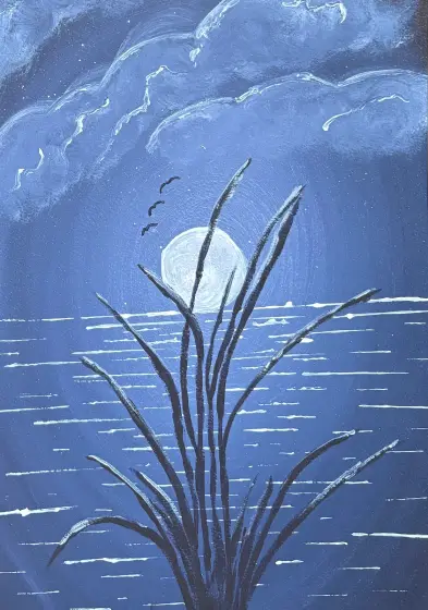 Frost - Akryl av Ann-Christin (Acmpainting) Martinsson