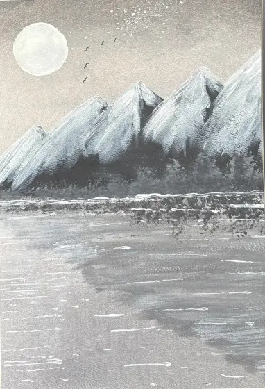 Strandkanten - Akryl av Ann-Christin (Acmpainting) Martinsson