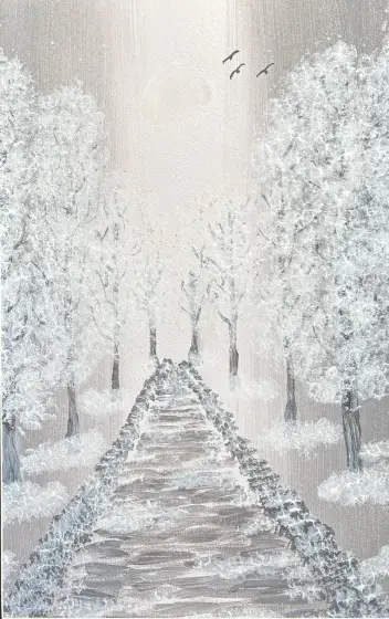 Allen - Akryl av Ann-Christin (Acmpainting) Martinsson