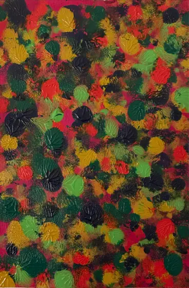 Virrvarr - Akryl av Ann-Christin (Acmpainting) Martinsson