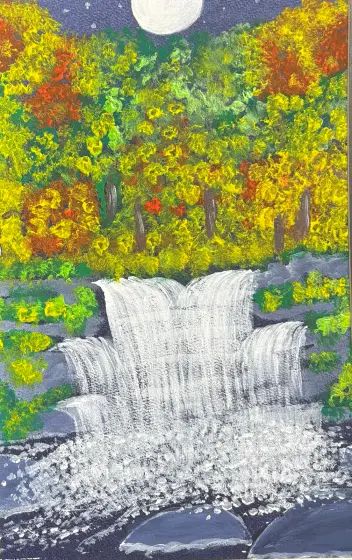 En höstdag - Akryl av Ann-Christin (Acmpainting) Martinsson