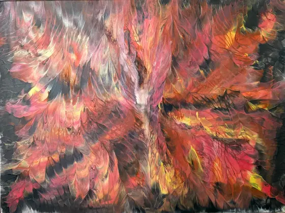 Explosion - Akryl av Ann-Christin (Acmpainting) Martinsson