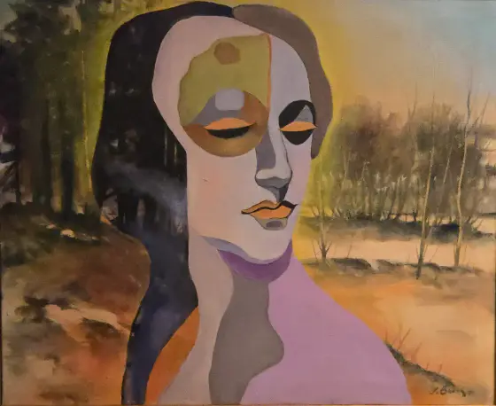 Drömmar i Skogens Stillhet - Olja av LInnea Art